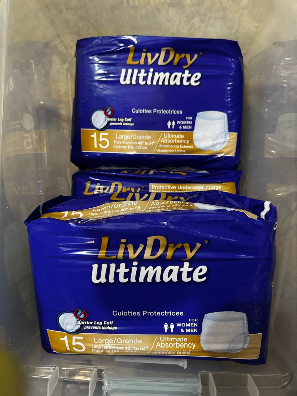 Ultimate Protective Underwear - Blue Packaging, Large (15 ct)